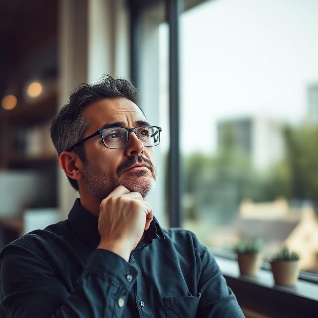 Business owner reviewing exit strategy