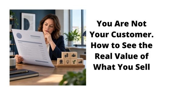 Part Two: You Are Not Your Customer